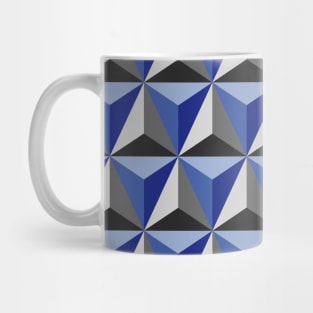 Geometric Triangles Pattern Mug